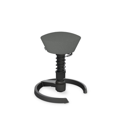 Aeris - Swopper Black Gleiter - Sitzhocker - Recyceltes Polyester (Cura Gabriel) - grau meliert 123HomeOffice