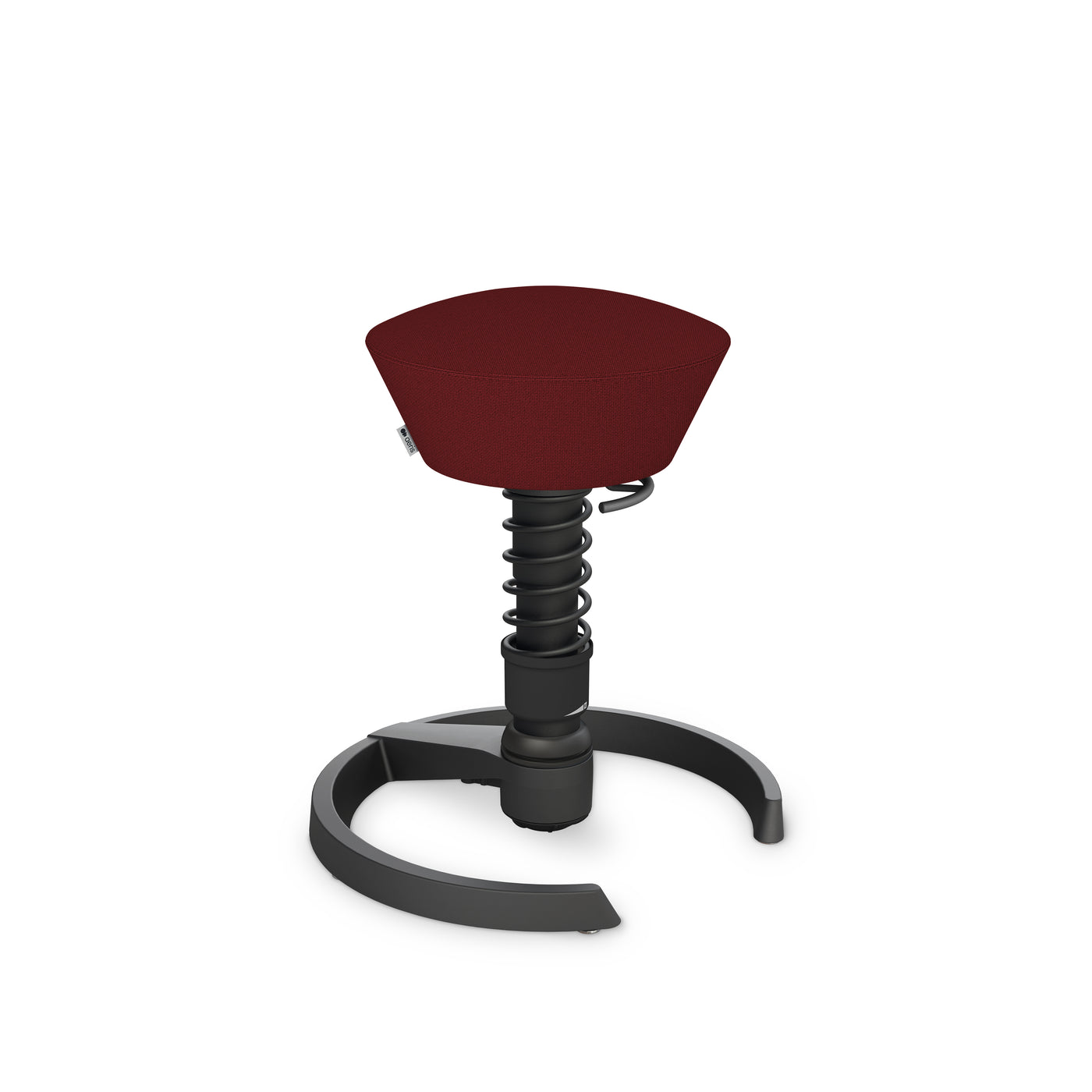 Aeris - Swopper Black Gleiter - Sitzhocker - Recyceltes Polyester (Cura Gabriel) - rot meliert 123HomeOffice