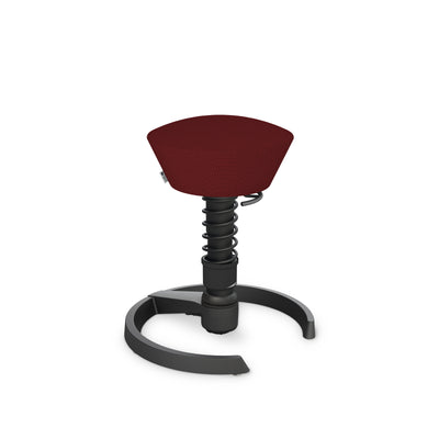 Aeris - Swopper Black Gleiter - Sitzhocker - Recyceltes Polyester (Cura Gabriel) - rot meliert 123HomeOffice