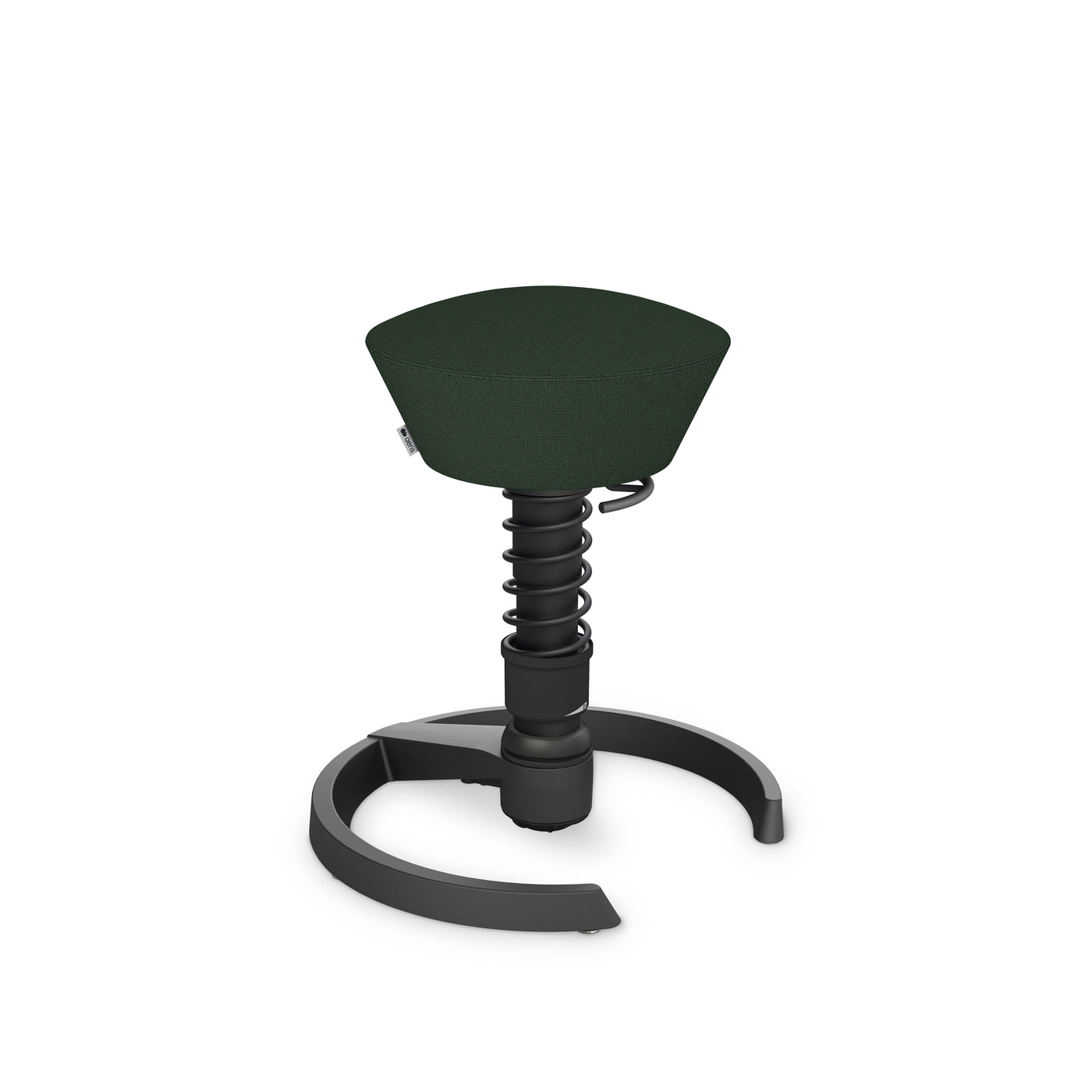 Aeris - Swopper Black Gleiter - Sitzhocker - Recyceltes Polyester (Cura Gabriel) - grün meliert 123HomeOffice