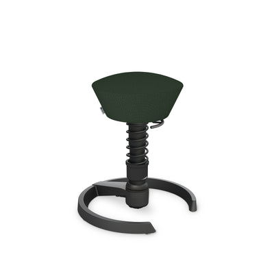 Aeris - Swopper Black Gleiter - Sitzhocker - Recyceltes Polyester (Cura Gabriel) - grün meliert 123HomeOffice