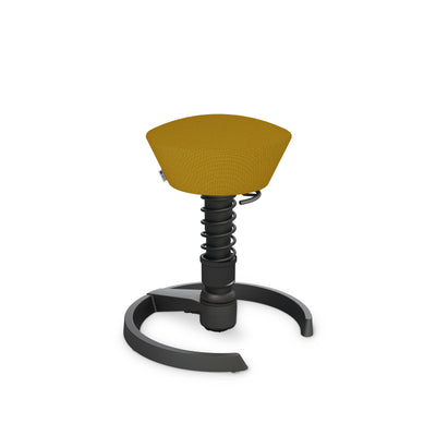 Aeris - Swopper Black Gleiter - Sitzhocker - Recyceltes Polyester (Cura Gabriel) - gelb meliert 123HomeOffice