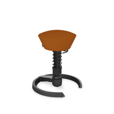 Aeris - Swopper Black Gleiter - Sitzhocker - Recyceltes Polyester (Cura Gabriel) - gelb-orange meliert 123HomeOffice