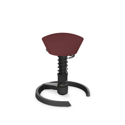 Aeris - Swopper Black Gleiter - Sitzhocker - Recyceltes Polyester (Cura Gabriel) - dunkelviolett meliert 123HomeOffice