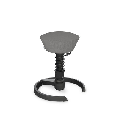 Aeris - Swopper Black Gleiter - Sitzhocker - Recyceltes Polyester (Cura Gabriel) - hellgrau meliert 123HomeOffice