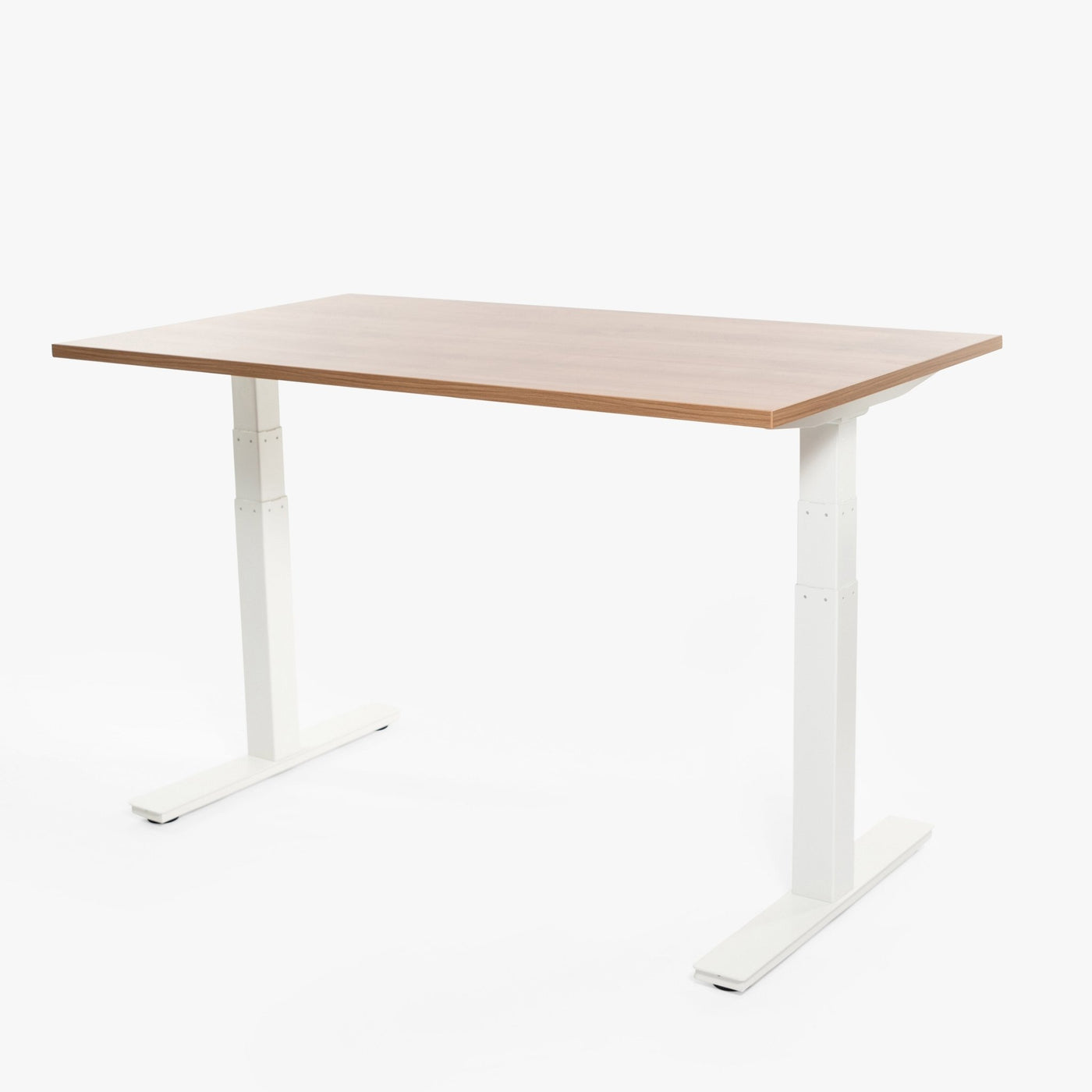 123HomeOffice - Hoff Hubert Tischrahmen - Standing Desks - Weiss - Wackelfrei Dank 3 - Fach Säulung & Belastbar bis 120kg - 10 Jahre Produktgarantie - 123HomeOffice