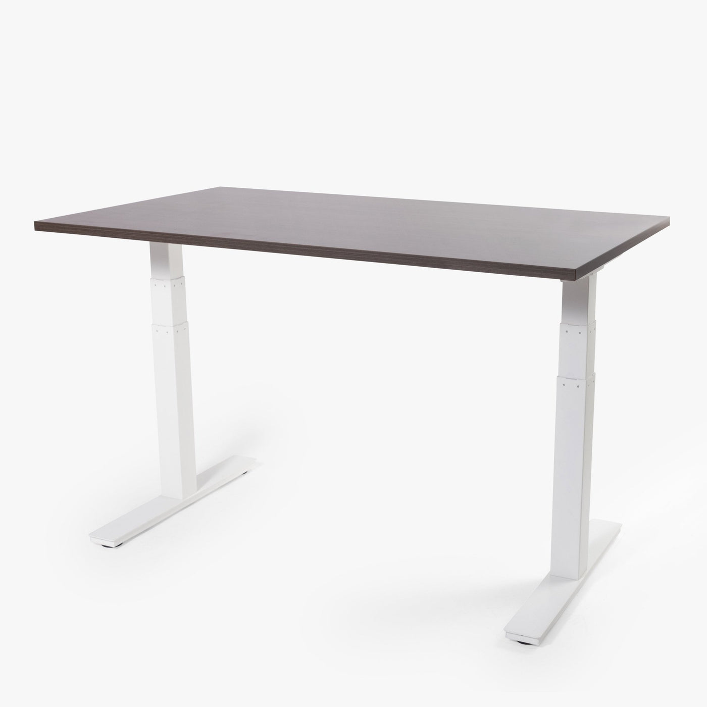 123HomeOffice - Hoff Hubert Tischrahmen - Standing Desks - Weiss - Wackelfrei Dank 3 - Fach Säulung & Belastbar bis 120kg - 10 Jahre Produktgarantie - 123HomeOffice