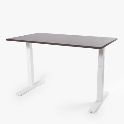 123HomeOffice - Hoff Hubert Tischrahmen - Standing Desks - Weiss - Wackelfrei Dank 3 - Fach Säulung & Belastbar bis 120kg - 10 Jahre Produktgarantie - 123HomeOffice