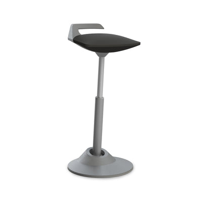 Aeris - Muvman (Basis Grau) - Sitzhocker - Kunstleder - Schwarz - Standard - 123HomeOffice
