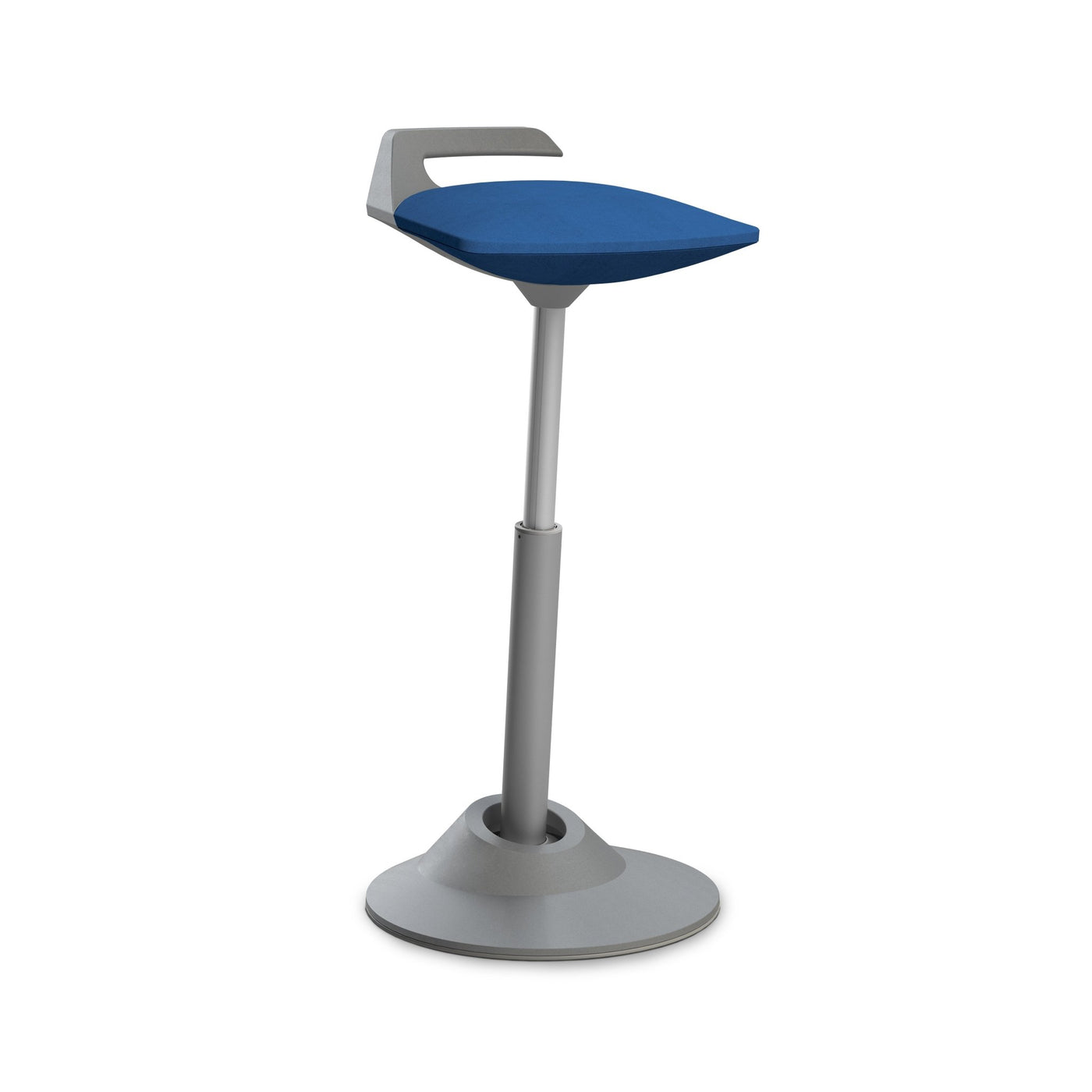 Aeris - Muvman (Basis Grau) - Sitzhocker - Mikrofaser - Blau - Standard - 123HomeOffice