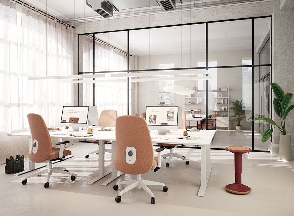 Interstuhl - Interstuhl HEJis3 (HJ216) Bürostuhl (Netzrücken) - Bürostuhl - Netzrücken (HJ216) - Schwarz Mint - Synchronmechanik - 123HomeOffice