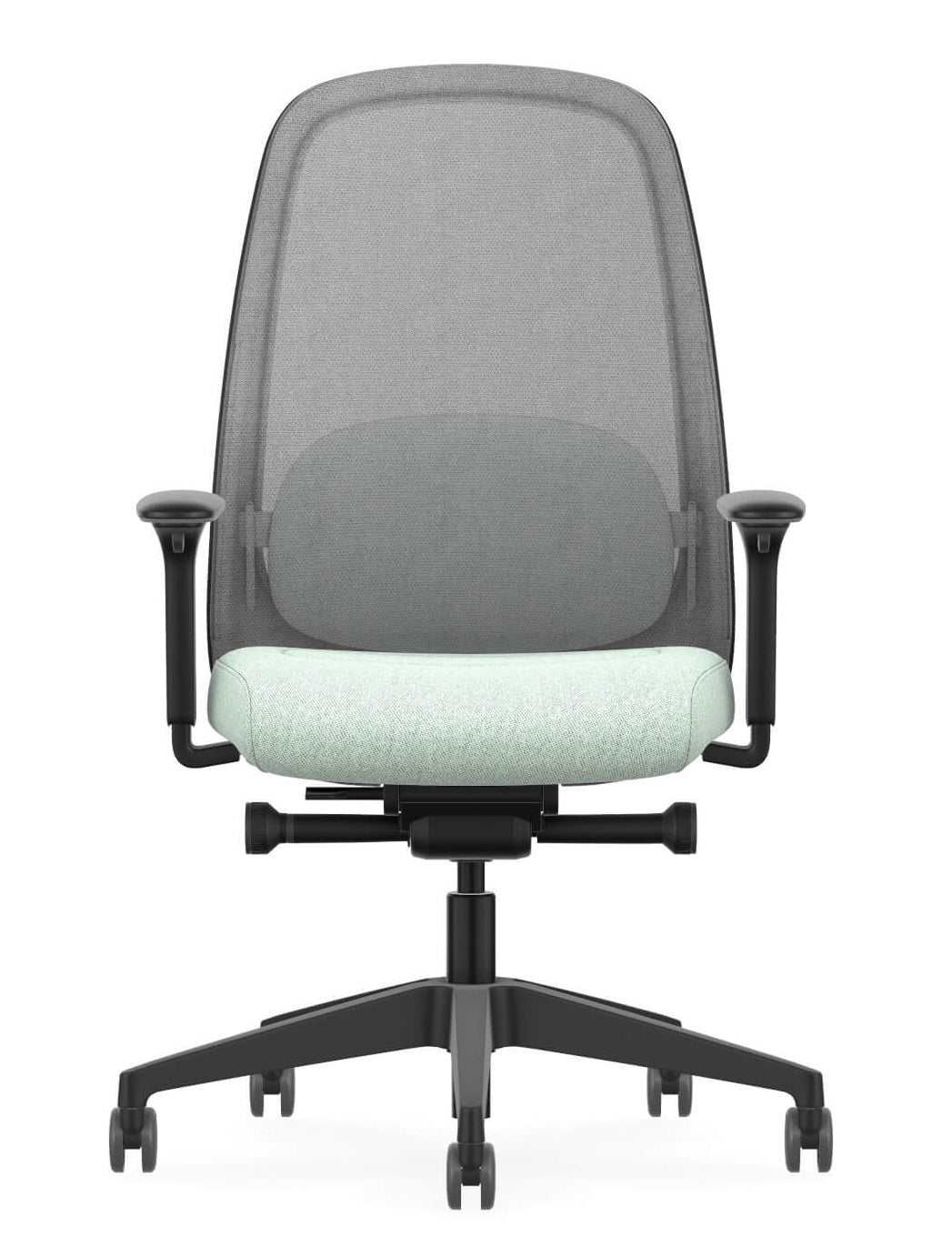 Interstuhl - Interstuhl HEJis3 (HJ216) Bürostuhl (Netzrücken) - Bürostuhl - Netzrücken (HJ216) - Schwarz Mint - Synchronmechanik - 123HomeOffice