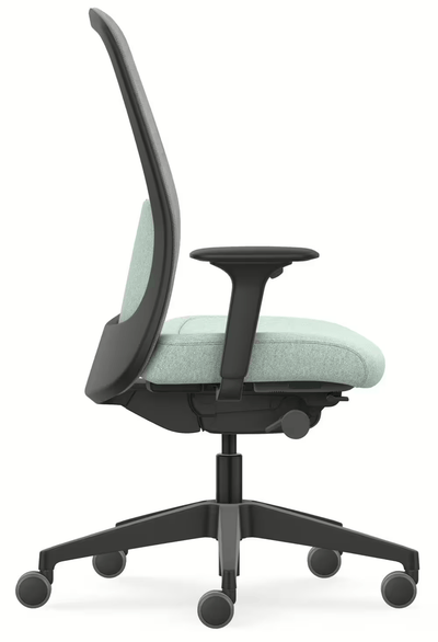 Interstuhl - Interstuhl HEJis3 (HJ216) Bürostuhl (Netzrücken) - Bürostuhl - Netzrücken (HJ216) - Schwarz Mint - Synchronmechanik - 123HomeOffice