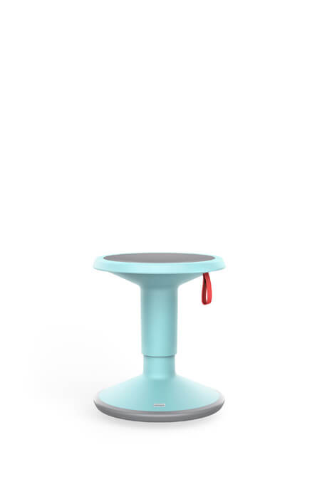 Interstuhl - UP Junior Hocker - Sitzhocker - Pastelltürkis - Keines - 123HomeOffice
