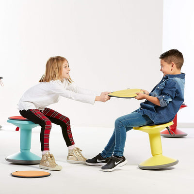 Interstuhl - UP Junior Hocker - Sitzhocker - Schwarz - Tieforange - 123HomeOffice