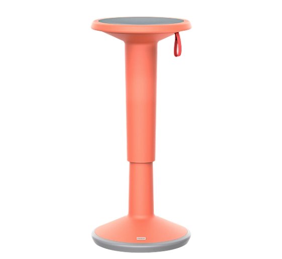 Interstuhl - UP Stehhocker - Sitzhocker - Lachsorange - 123HomeOffice