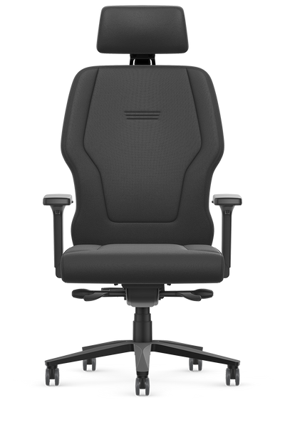 Interstuhl XL 113 24-Stunden Bürostuhl bis 200 kg mit hoher Rückenlehne und Kopfstütze