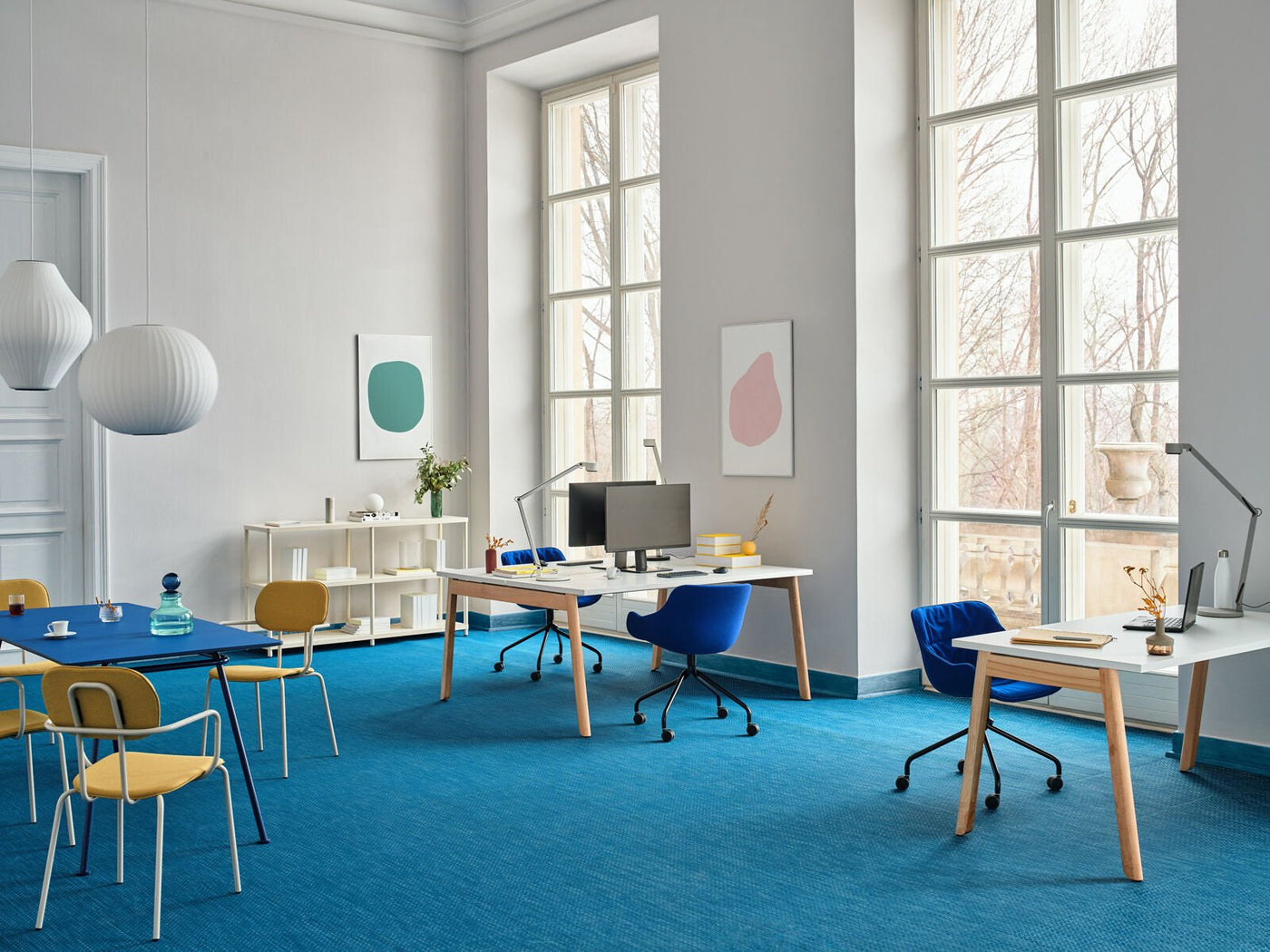 .mdd - .mdd Ogi B Schreibtsich - Weiss - Buchenholz - B: 120 / T:70 / H: 74 cm - 123HomeOffice