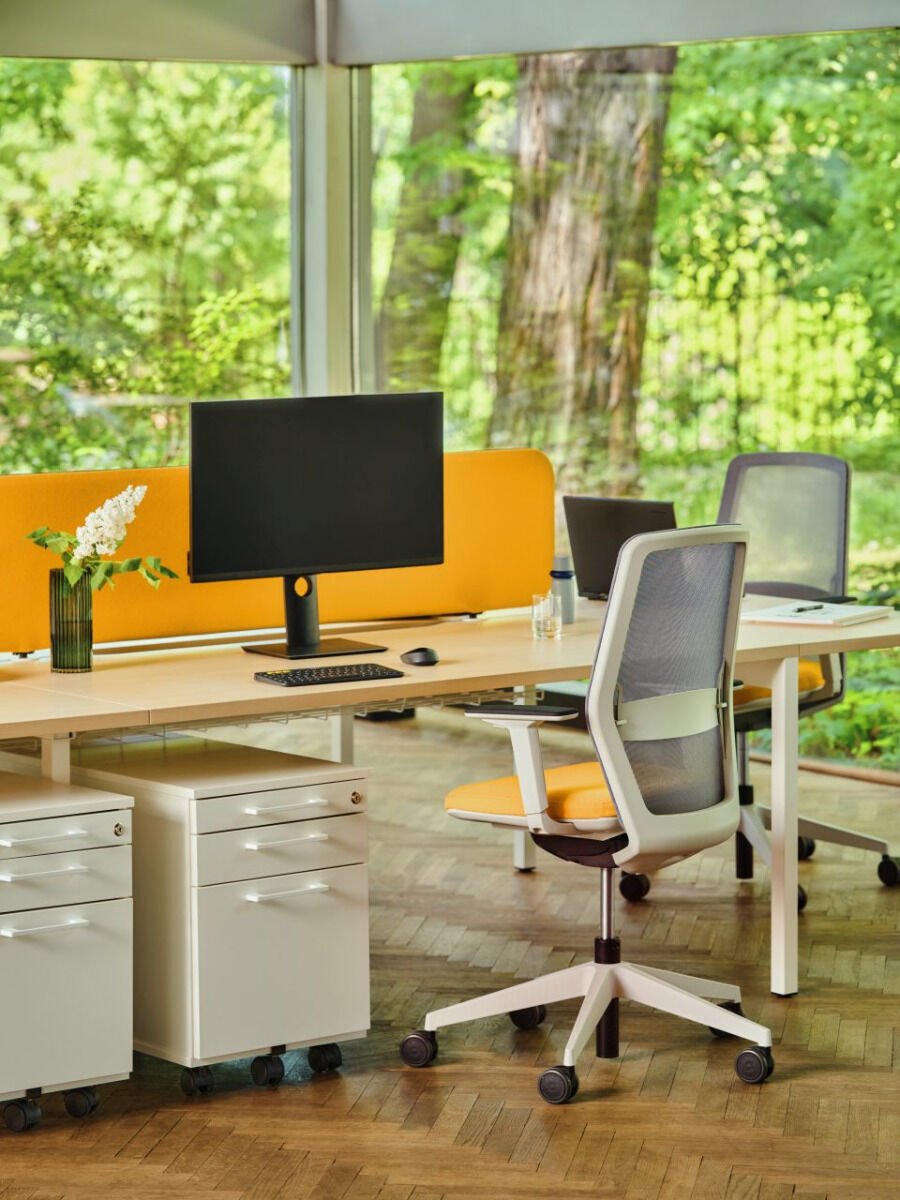 .mdd - .mdd Ogi Y Schreibtisch - Weiss / Polarbirke - B: 100 / T:60 / H: 74 cm - 123HomeOffice