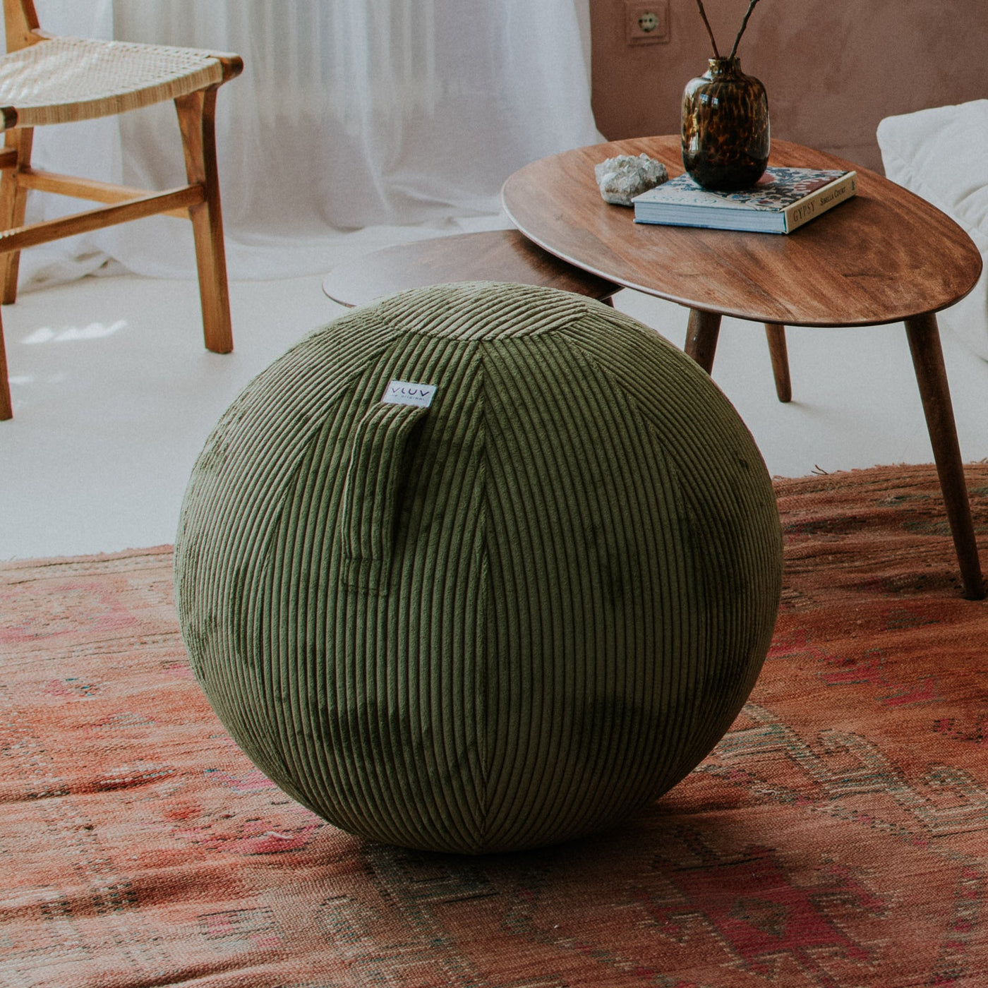 Vluv - Vluv Bol Vlip - Sitzbälle - 60 - 65cm - Olive - 123HomeOffice