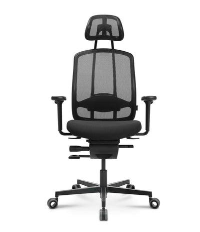 Wagner AluMedic 10 Black Edition Bürostuhl in All Black mit Dondola Technologie