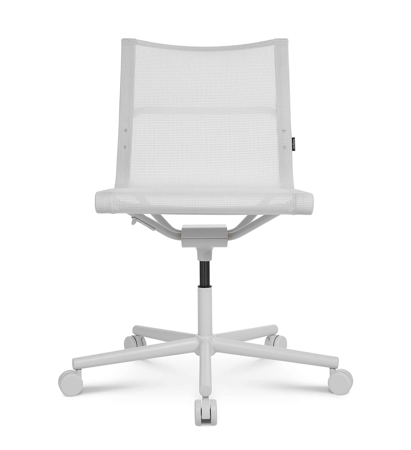 Wagner - D1 Office Arbeitsstuhl Weiss m. Rollen - OFFICE CHAIRS - Ohne Armlehne - 123HomeOffice