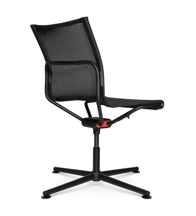 Wagner - D1 Office Besucherstuhl Schwarz m. Gleitern - OFFICE CHAIRS - Ohne Armlehne - 123HomeOffice