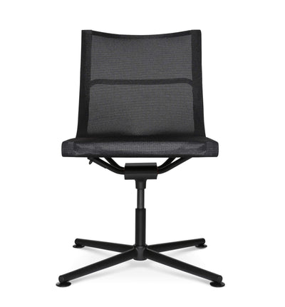 Wagner - D1 Office Besucherstuhl Schwarz m. Gleitern - OFFICE CHAIRS - Ohne Armlehne - 123HomeOffice