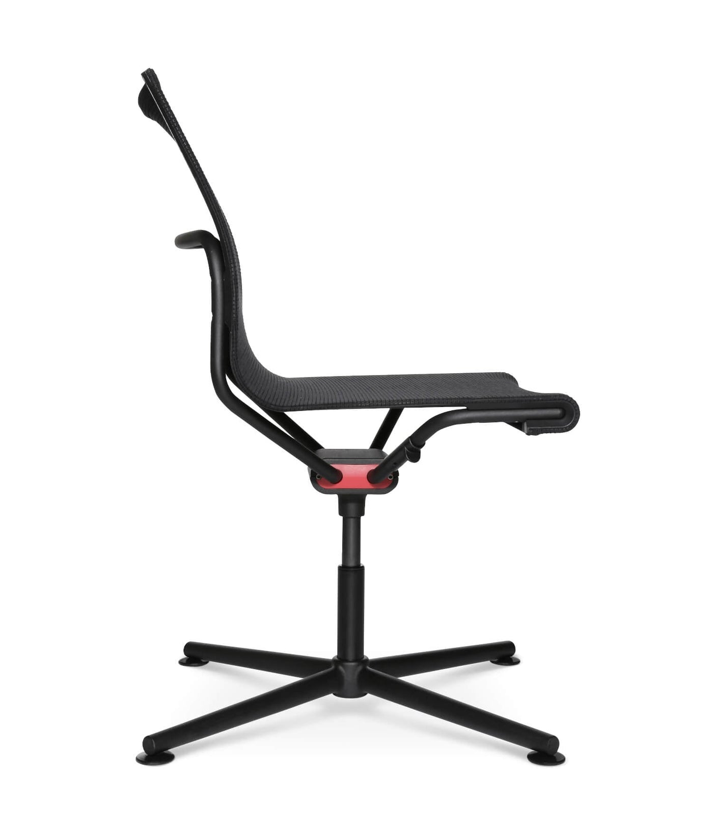 Wagner - D1 Office Besucherstuhl Schwarz m. Gleitern - OFFICE CHAIRS - Ohne Armlehne - 123HomeOffice