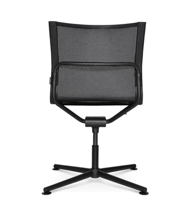 Wagner - D1 Office Besucherstuhl Schwarz m. Gleitern - OFFICE CHAIRS - Ohne Armlehne - 123HomeOffice