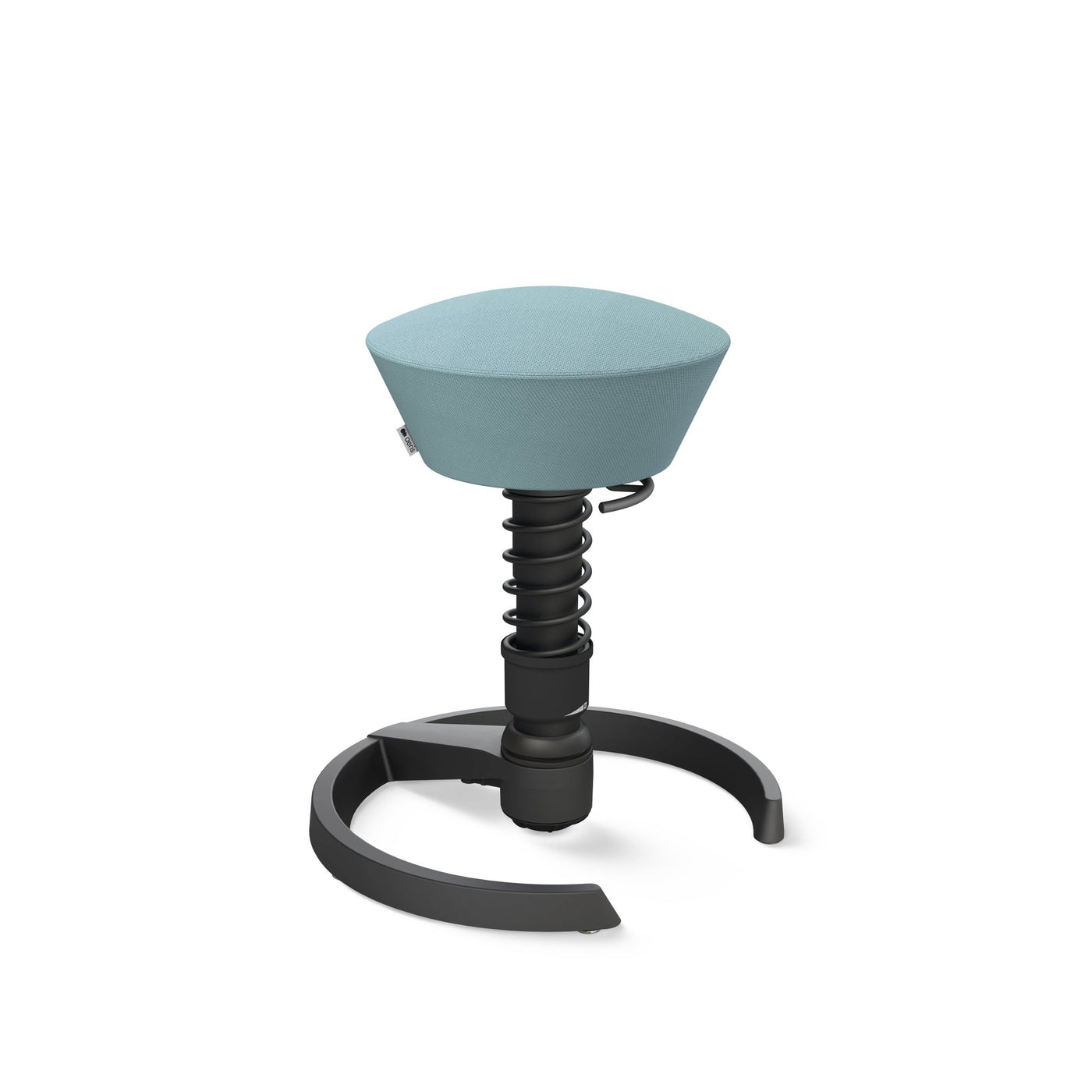 Aeris - Aeris Swopper Black Gleiter - Sitzhocker - Wollmischung (Select Gabriel) - pastellblau - 123HomeOffice