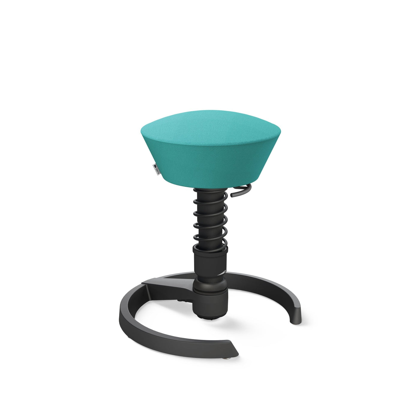 Aeris - Aeris Swopper Black Gleiter - Sitzhocker - Wollmischung (Select Gabriel) - türkis - 123HomeOffice